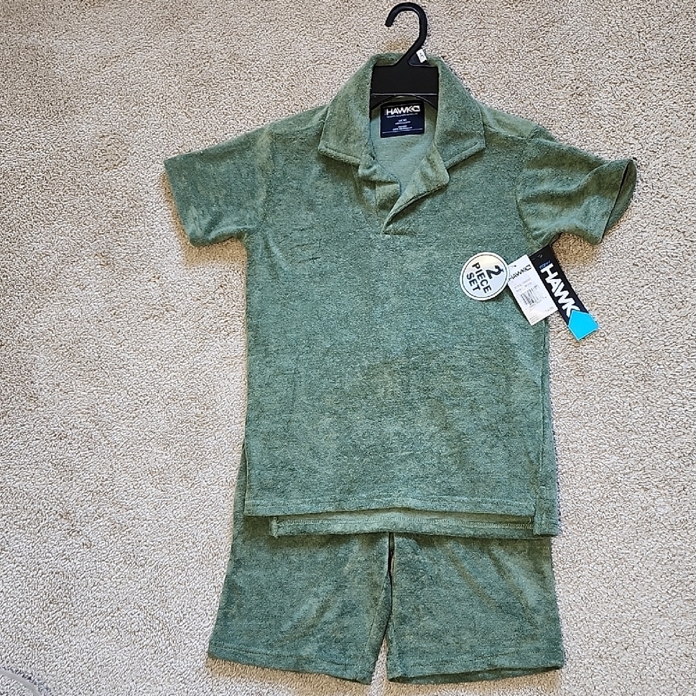 Tony Hawk Green Terry Cloth Set